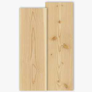 Mehrschichtparkett / verklebt / Douglasie / naturölbehandelt