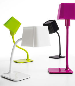 Tischlampe / modern / Stahl / aus Polycarbonat