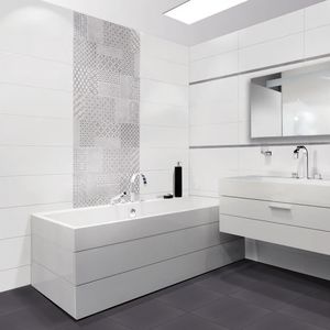Badezimmer-Fliesen / Wand / Keramik / 25x75 cm