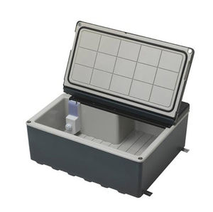 kompakter Kühlschrank / grau