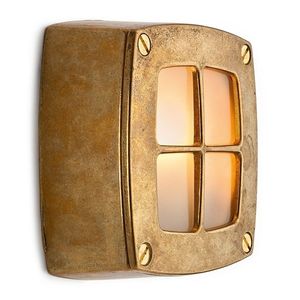 klassische Wandleuchte / Außenbereich / aus Aluminiumguss / Halogen