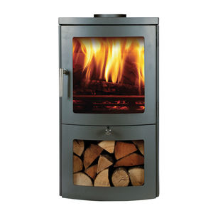 Holz-Kaminofen / modern / Metall