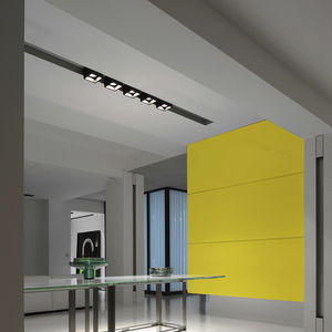 Einbaudownlight / LED / rechteckig / Aluminium