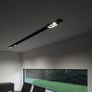 Einbaudownlight / LED / rechteckig / Aluminium