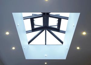 Aluminium-Dachverglasung