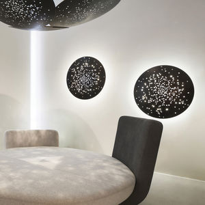moderne Wandleuchte / Metall / LED / rund