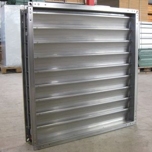 Aluminium-Lüftungsklappe / aus verzinktem Stahl / Edelstahl