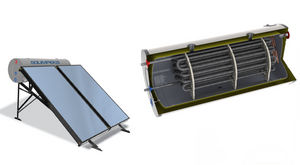 Solarwarmwasserbereiter / festinstalliert / horizontal / Thermosiphon