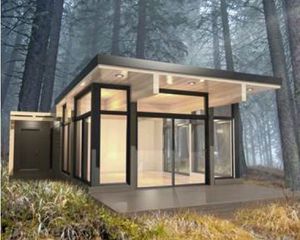 Fertigbau-Mikrohaus / modern