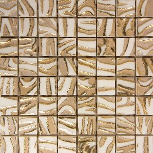 Innenraum-Mosaikfliese / Wand / Feinsteinzeug / quadratisch