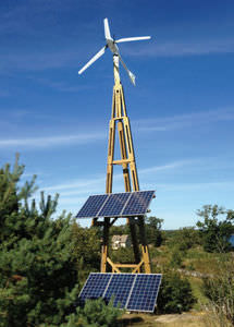 hybrider PV Stromversorgungssystem für Inselanalge / Windkraftanlage