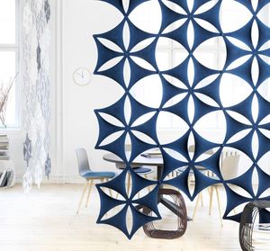 Akustikplatte für Innenausbau / Filz / farbig / Design