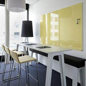 Magnettafel / schwarz / wandmontiert / freistehend