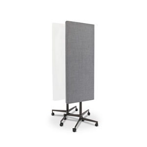 Magnettafel / selbsttragend / Glas / auf Rollen