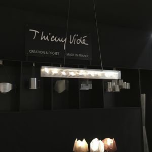 Hängelampe / modern / Edelstahl / höhenverstellbar