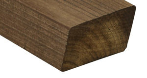 Fassadenverkleidung / modifiziertes Holz / glatt / Lamellen / FSC zertifiziert