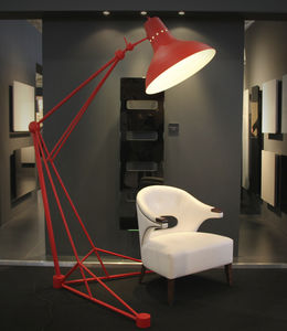Stehleuchte / modern / Aluminium / Stahl