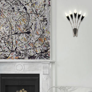 Wandleuchte / originelles Design / Aluminium / Messing / LED
