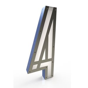 Stehleuchte / originelles Design / Aluminium / Edelstahl