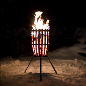 holzbefeuerter Garten-Feuerkorb