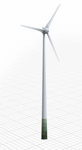 Horizontalachsen-Windkraftanlage / Dreiblatt / Onshore