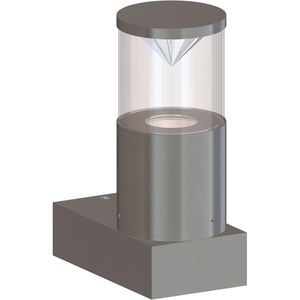 moderne Wandleuchte / Außenbereich / aus anodisiertem Aluminium / LED