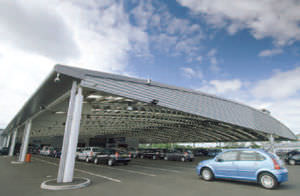 Zinkdach / Aluminium / aus Stahlblech / profiliert