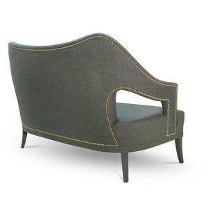 modernes Sofa / Stoff / 2 Plätze / nach Maß