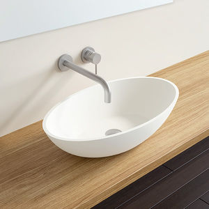 Aufsatzwaschbecken / aus Mineralguss / modern
