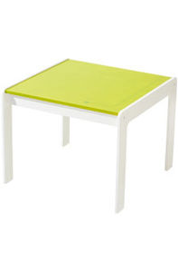 moderner Tisch / aus Birke / quadratisch / für Kinder (Jungen und Mächen)