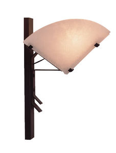 Wandleuchte / Art Deco / Metall / Halogen / gebogen