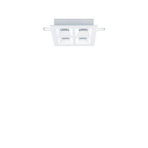 Einbaudownlight / LED / quadratisch / aus Polycarbonat