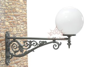 klassische Wandleuchte / Außenbereich / Stahl / Glühlampen