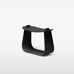 moderner Hocker / aus Eiche / Massivholz
