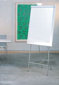 weiße Tafel / freistehend