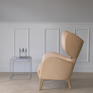 Sessel / Skandinavisches Design / Stoff / Leder / Ohren