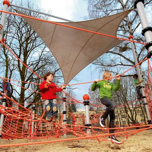 Leinen-Sonnenblende / für Spielplätze