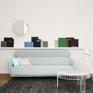 modernes Sofa / Stoff / Leder / von Éric Jourdan