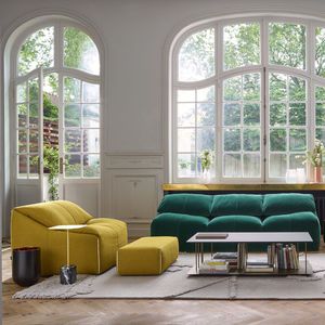 modernes Sofa / Stoff / 2 Plätze / 3 Plätze