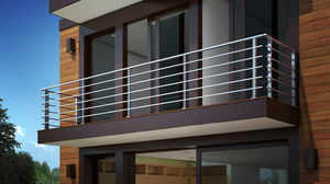Geländer für Innenbereich / Aluminium / Einfahrts Barren / für Balkon