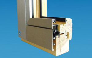 Holz-Fensterprofil / Aluminium