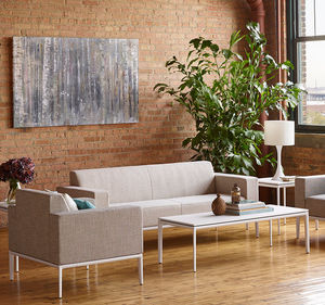 modernes Sofa / Stoff / Leder / Objektmöbel