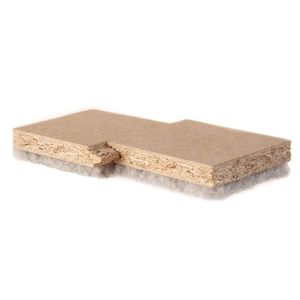 Akustikplatte für Böden / für Decken / Spanplatte / selbsttragend