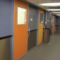 und schiebe-tor / aus Aluminium / Doppel / Glas- - BEAT