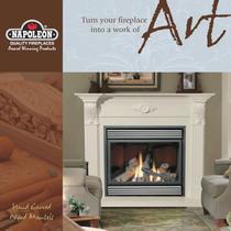 Hand carved wood mantels