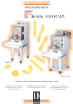Knetmaschine presse mit fliessarbeitskreislauf fuer lange bzw. kurze teigwaren- Florida 110/ 110 D.V.