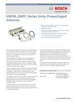 UNPM, UNPC Series Unity Prepackaged Cameras 
