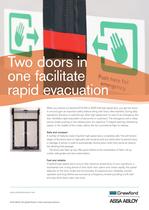Crawford, High speed doors Emergency exit