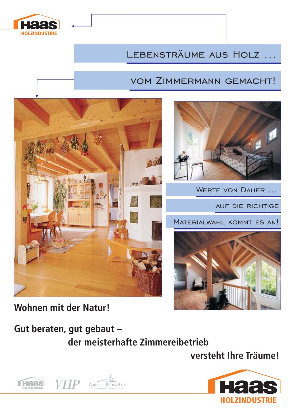 Lebenstr&auml;ume aus Holz - Haas