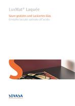 LuxMat Laqu�e- S�ure ge�tztes-Lackiertes Glas